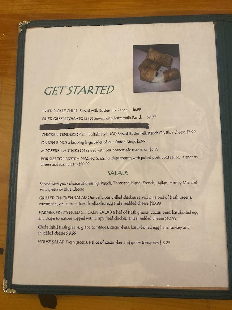 Anglin's Hog Pen Restaurant & Sunset Drive In Menu image 4